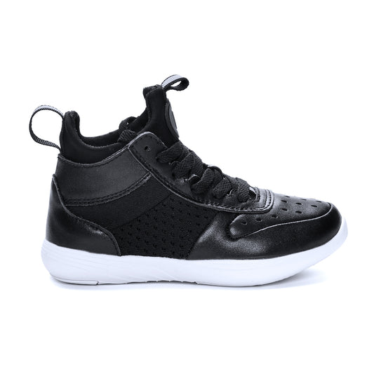 Pastry Ultimate Hip Hop Youth Sneaker in Black/White lateral view