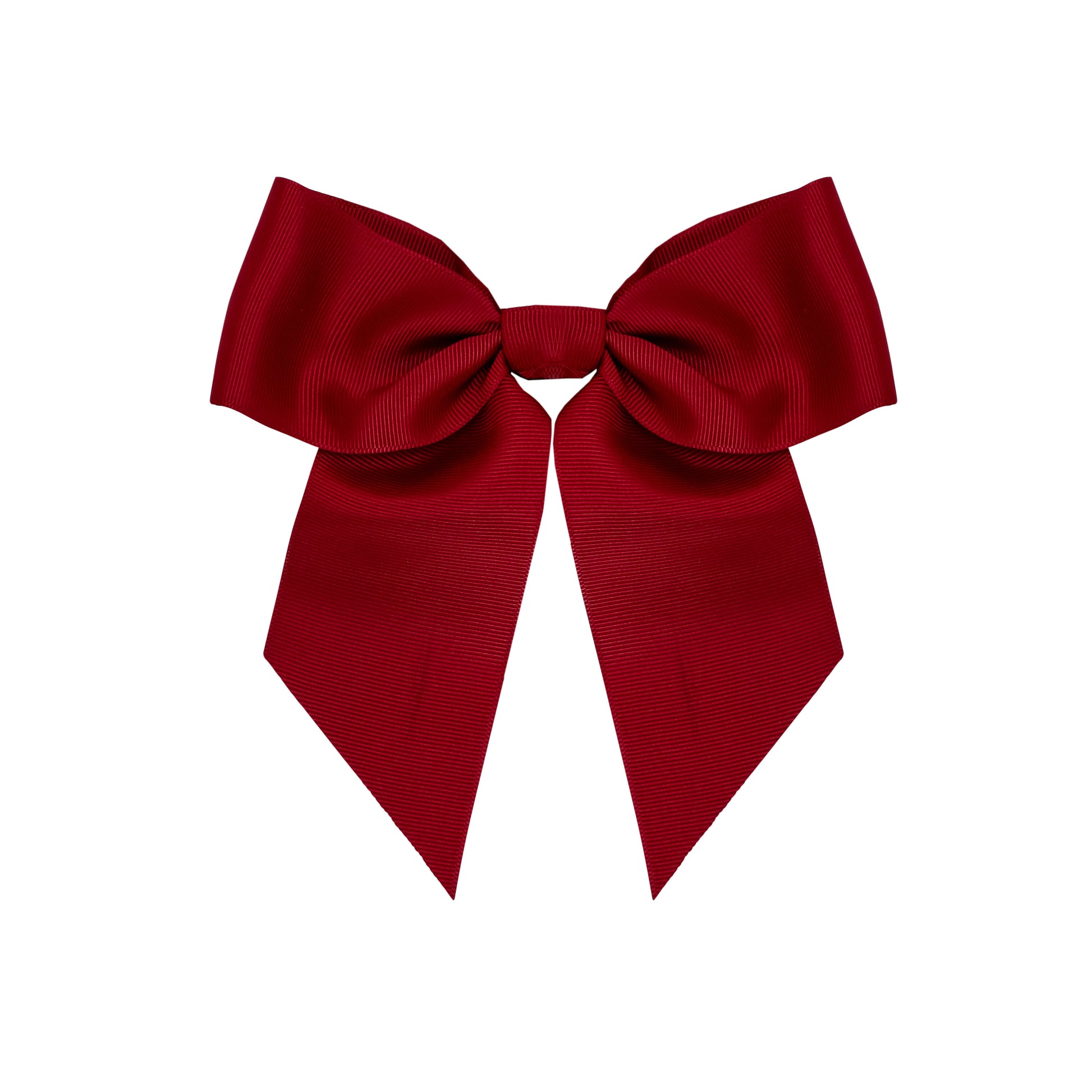Pastry Slant Tail Bow in Cardinal