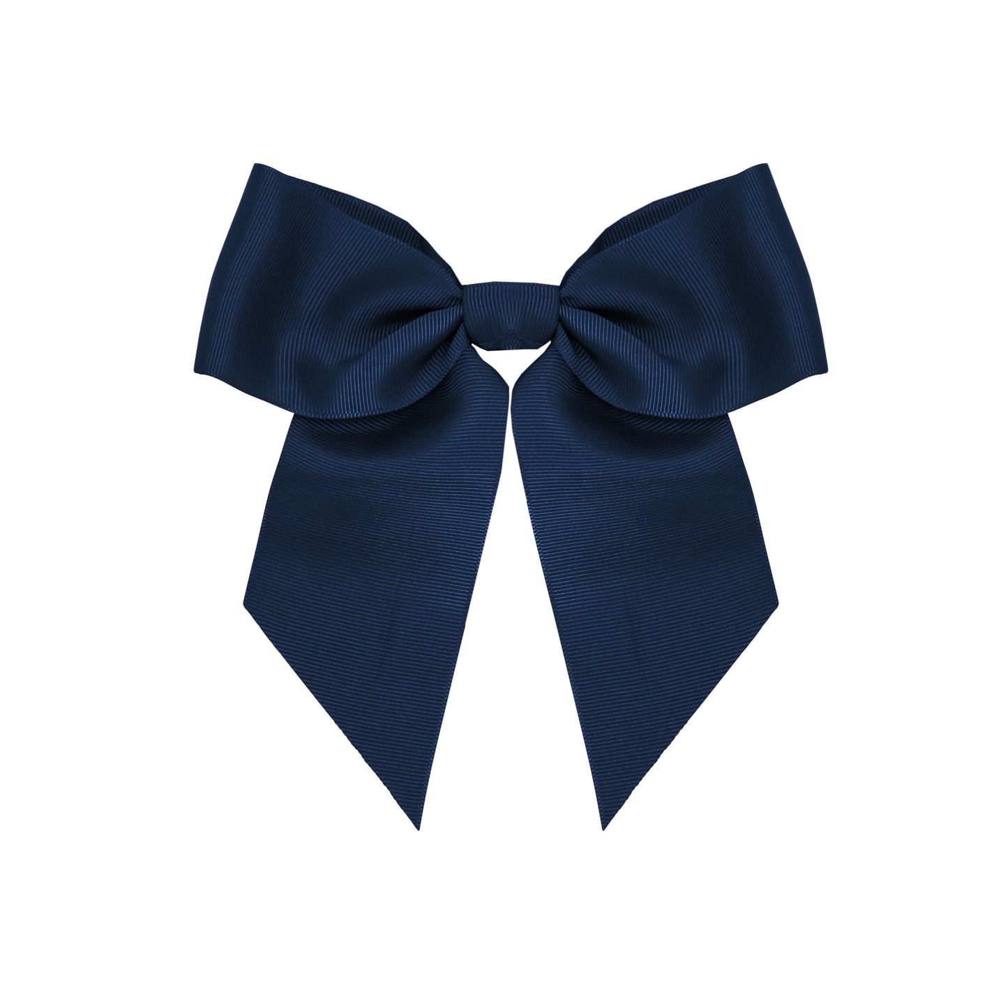 Pastry Slant Tail Bow in Navy Blue