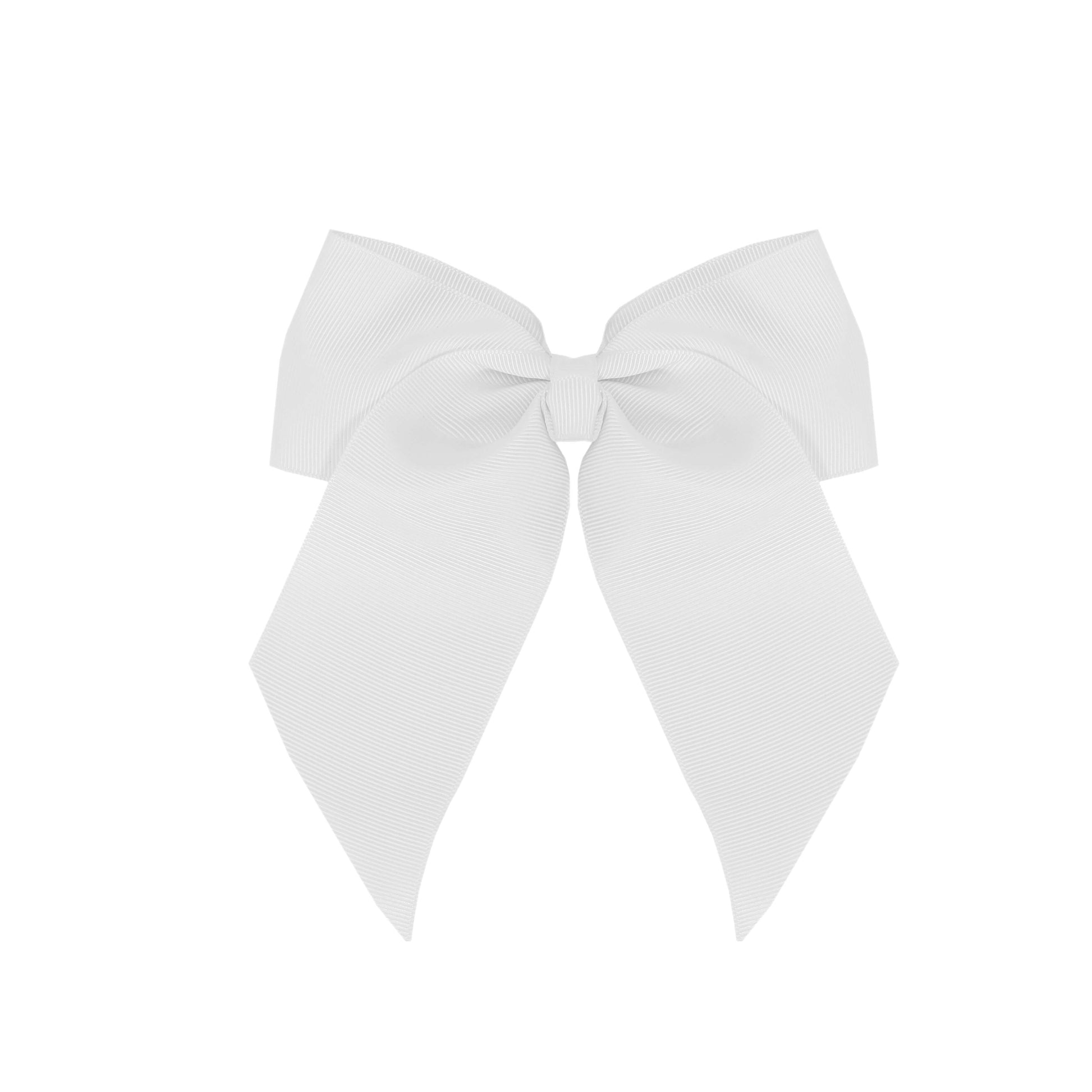 Pastry Slant Tail Bow in White