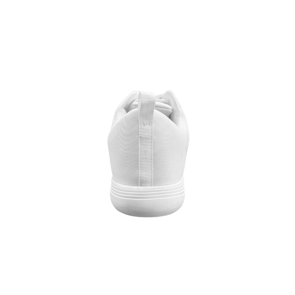 Pastry Adult Studio Trainer Women's Sneaker in White/White back view