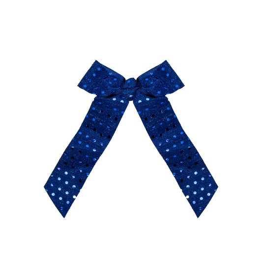 Products Pastry Metallic Hair Bow Royal Blue