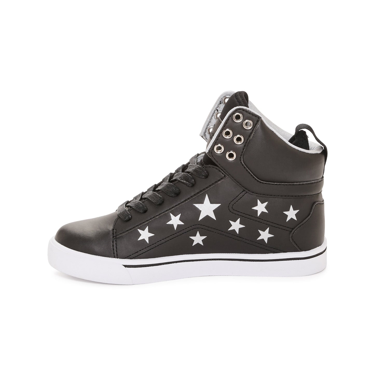 Pastry Pop Tart Star Youth Sneaker in Black/Silver median view