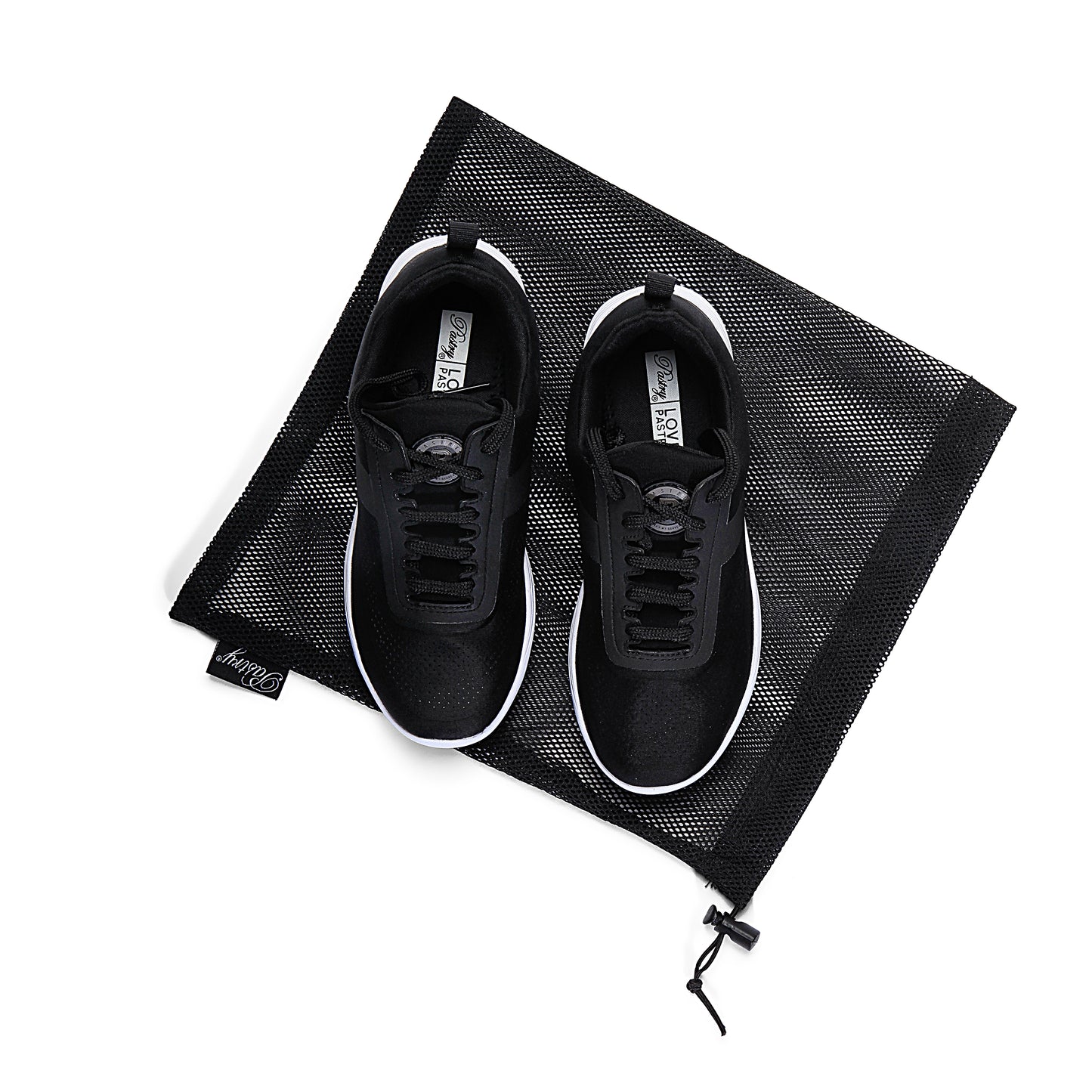 Pastry Youth Studio Trainer Sneaker in Black/White with bag