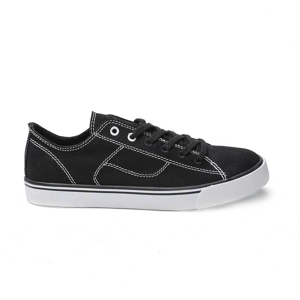 Pastry Cassatta Lo Adult Women's Sneaker in Black/White in lateral view