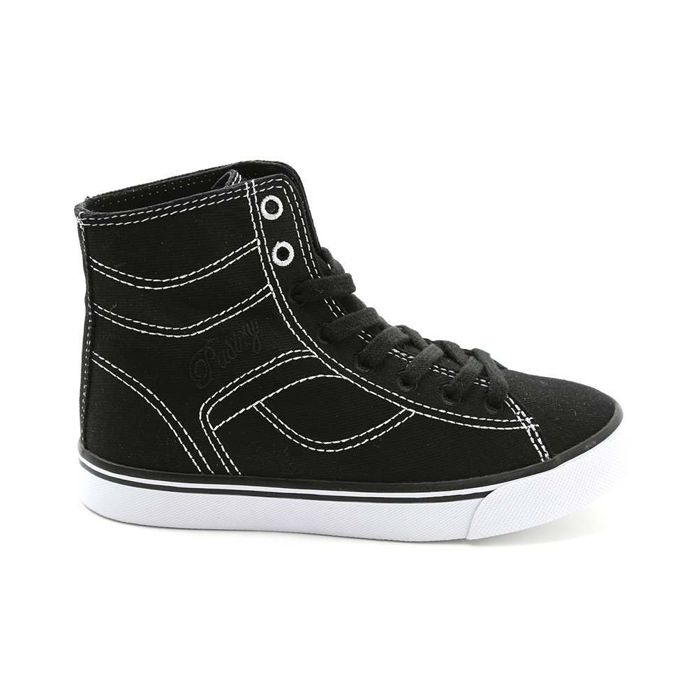 black/whitePastry Cassatta Youth Sneaker in Black/White in lateral view